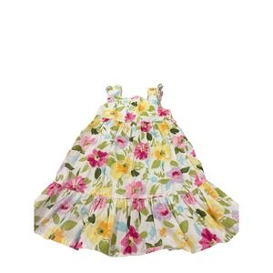 Gymboree Girls Dress Sz 5 Floral Cotton Spring Party Easter